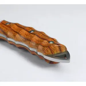 Cuchillo de cocina chef mango de madera