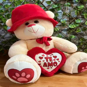 Peluche pava de corazón 1m