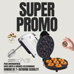 PROMO: BATIDORA SCARLETT +  DONERA 7