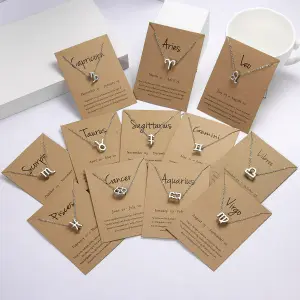 Collar Cadena Signos Zodiacales