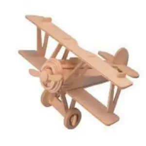 Rompecabezas Avioneta 3D en Madera