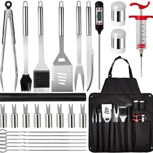 Kit BBQ 26 piezas acero inoxidable OCPO