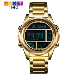 1448-2 SKMEI DIGITAL DORADO DAMA - RELOJ