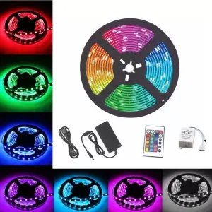 Cinta Led Multicolor Rgb Luz de 5 mts