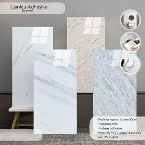 KIT X5 LAMINAS ADHESIVA DE PARED