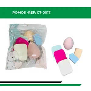 POMOS FACIALES X 6 UNDS