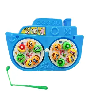 Juego De Pesca Iman Juguete Giratorio