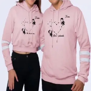 Buzo, Buso HoodieAstronauta Rosado