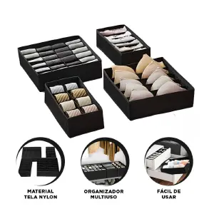Organizador De Ropa Interior  Set X4