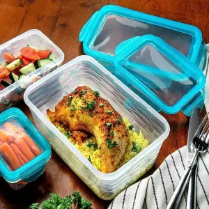 Contenedores de comida con tapa en sili