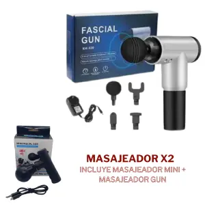 Pistola masajeador fascial Gun x2