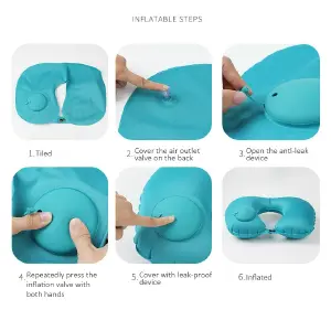 Almohada Viajera Inflable Kit