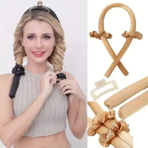 Rizador De Pelo Sin Calor Para Cabello L