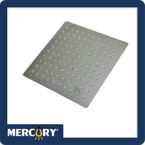 DUCHA AGUA FRIA 8" CUADRADA ACERO INOXI