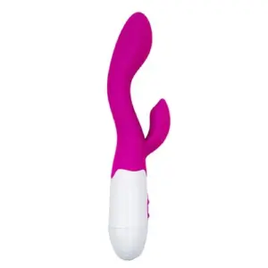 Vibrador Conejo Barry Recargable: Doble Placer, Doble Diversión - Vibrador conejo Barry recargable