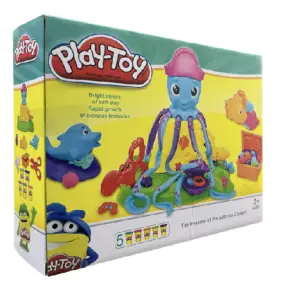 Play-Toy Cranky pulpo Juguete Plastilina