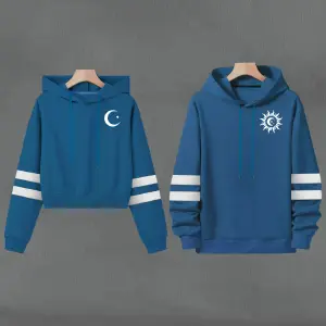 Buso Buzo, Hoodie SOL&LUNA AZUL PETROLEO