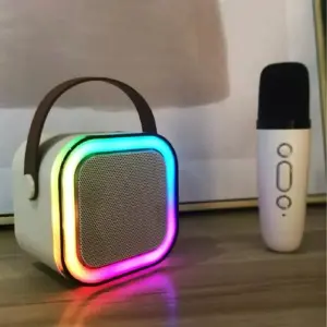 Kit Parlante Y Micrófono Karaoke Niños