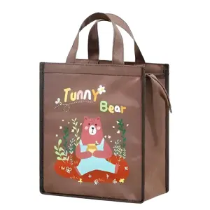 Lonchera Termica Tunny Bear Bolsa Cafe