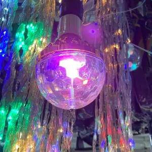 Bombillo Navideño Giratorio Multicolor