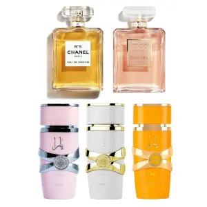 CHANEL#5+COCOCHANEL+YARA+TOUS+MOI