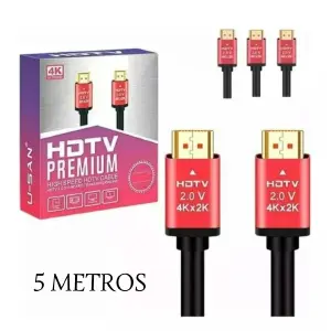 Cable Hdmi 4k 5 Metros Hdtv Cable Hdmi 2