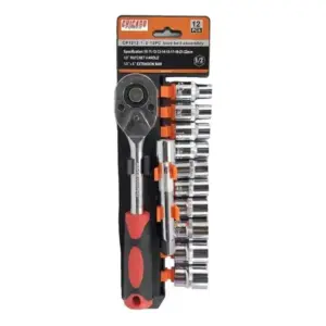 Juego de Copas de Fuerza 1/2 Más Ratchet: ¡Tu Kit Completo para Trabajos Pesados! - Juego De Copas Más Ratchet De Fuerza1/2