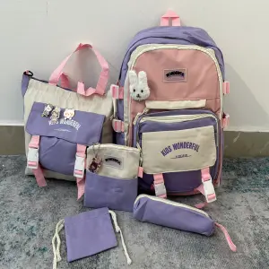 combo Termo Stanley+Mochila Kawaii