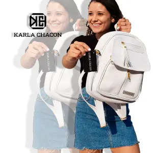 Morral Casual Karla Chacon Fabi Blanco
