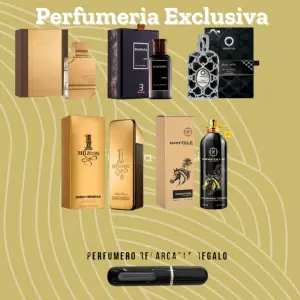 Kit 5 perfumes + perfumero