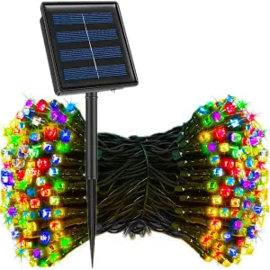 Guirnalda de luces solares para exterior