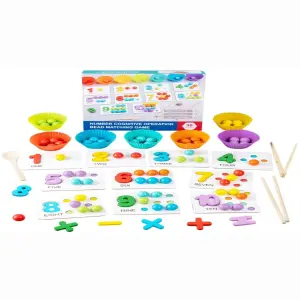 JUEGO MATEMATICO MONTESSORI SUMAS