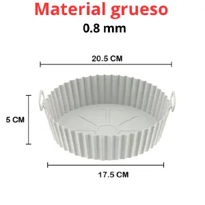 MOLDE EN SILICONA PROTECTOR PARA FREIDOR