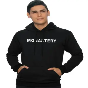 Buzo Buso,hoodies Hombre monastery NEGRO
