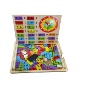 Juego Madera Didáctico Calculador Matemá