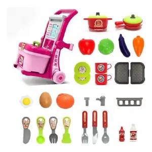 COCINA DE JUGUETE TIPO CARRITO 3 FORMAS