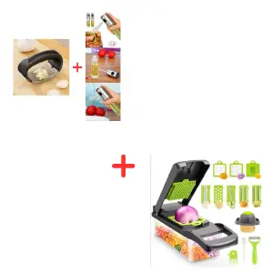 Combo Picador 14pz+Tritu Ajo+ Dis Aceite