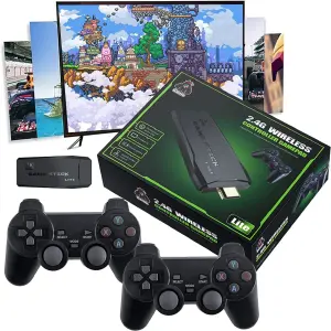 Consola de videojuegos retro inalambrica