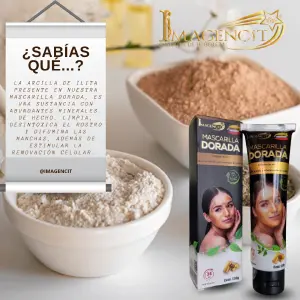 Mascarilla Dorada de Colágeno: ¡Despierta la Belleza de tu Piel! - Mascarilla Dorada de Colageno, Tubo 120g