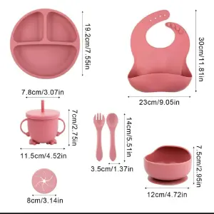 set de vajilla de alimentación para bebe