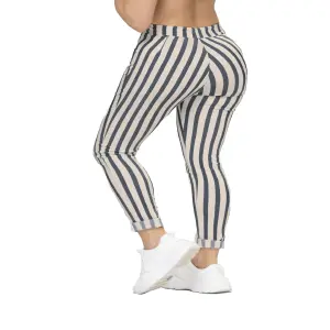 PANTALON EN RAYON LINO ref. 8323