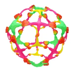 Pelota Expandible Sonajero Luces De Colo