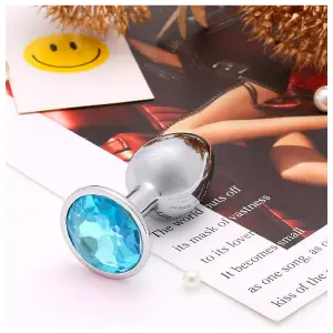 Plug Anal Metalizado Tapon Cola Diamante