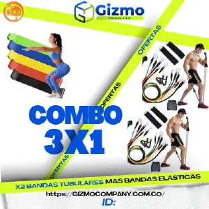 Combo X2 Bandas Tubulares + Elasticas
