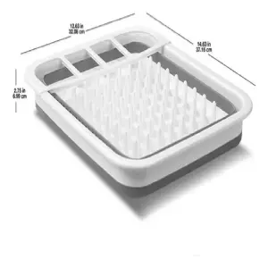 Escurridor Para Platos Plegable Bandeja
