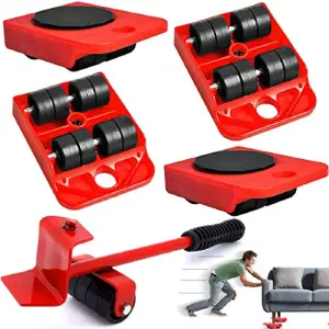 Bases Con Ruedas Y Palanca Para Mover Mu