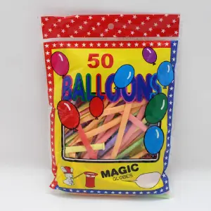Globo mil figuras macarrón de 30cm x 50