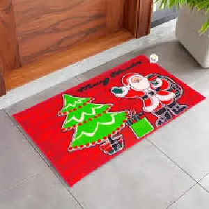 Tapete Navideño Absorbente 🎄✨
