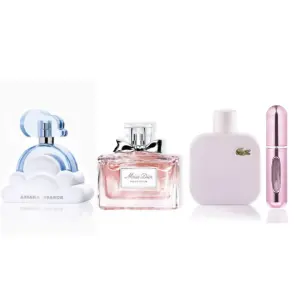 KIt(cloud+miss dior+lacoste b+perfumero)