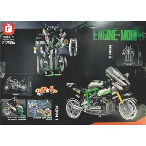 Motocicleta Biker Lego 2en1 Robot FC9304